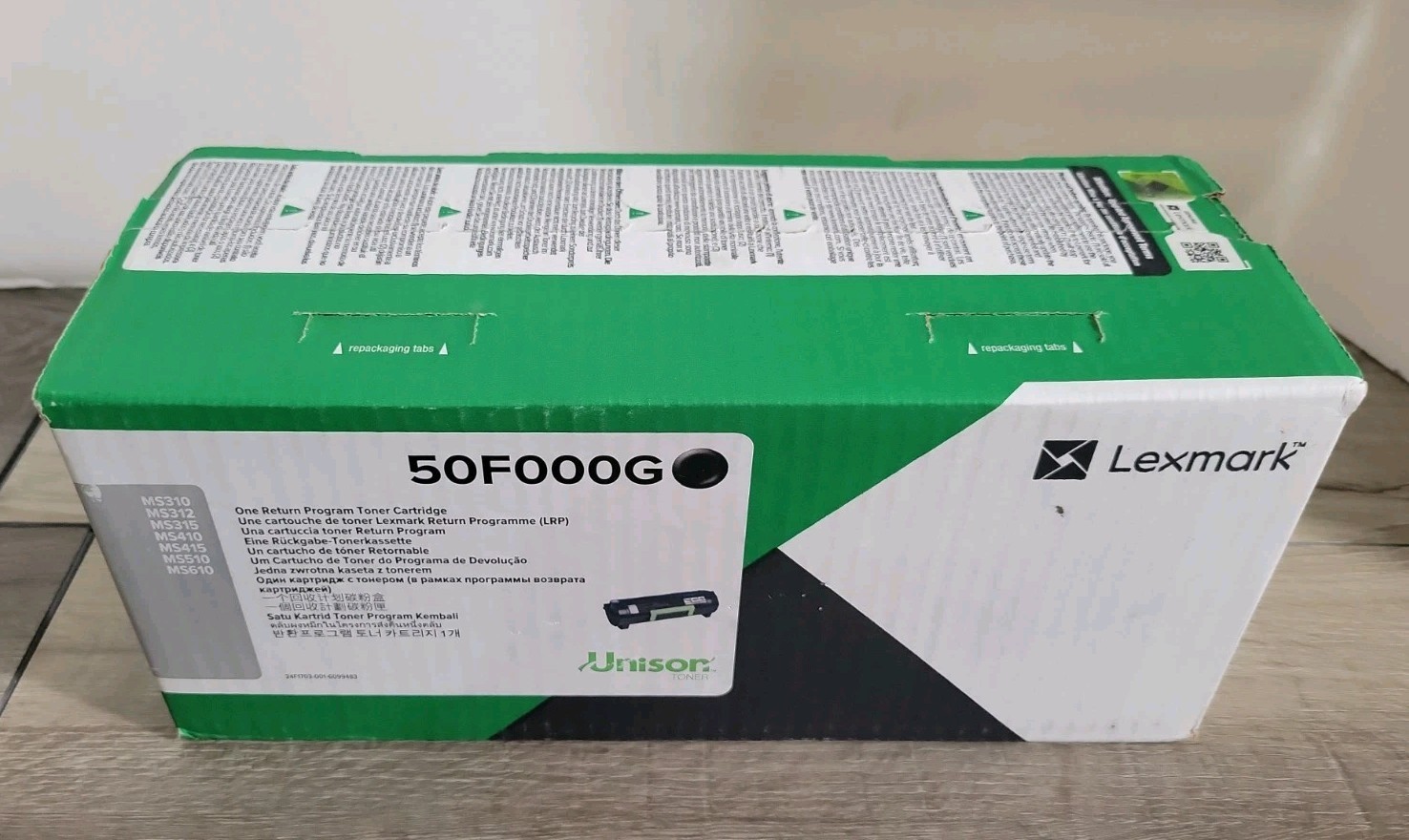 Lexmark 50F000G Black Toner Cartridge, 1,500 Page-Yield