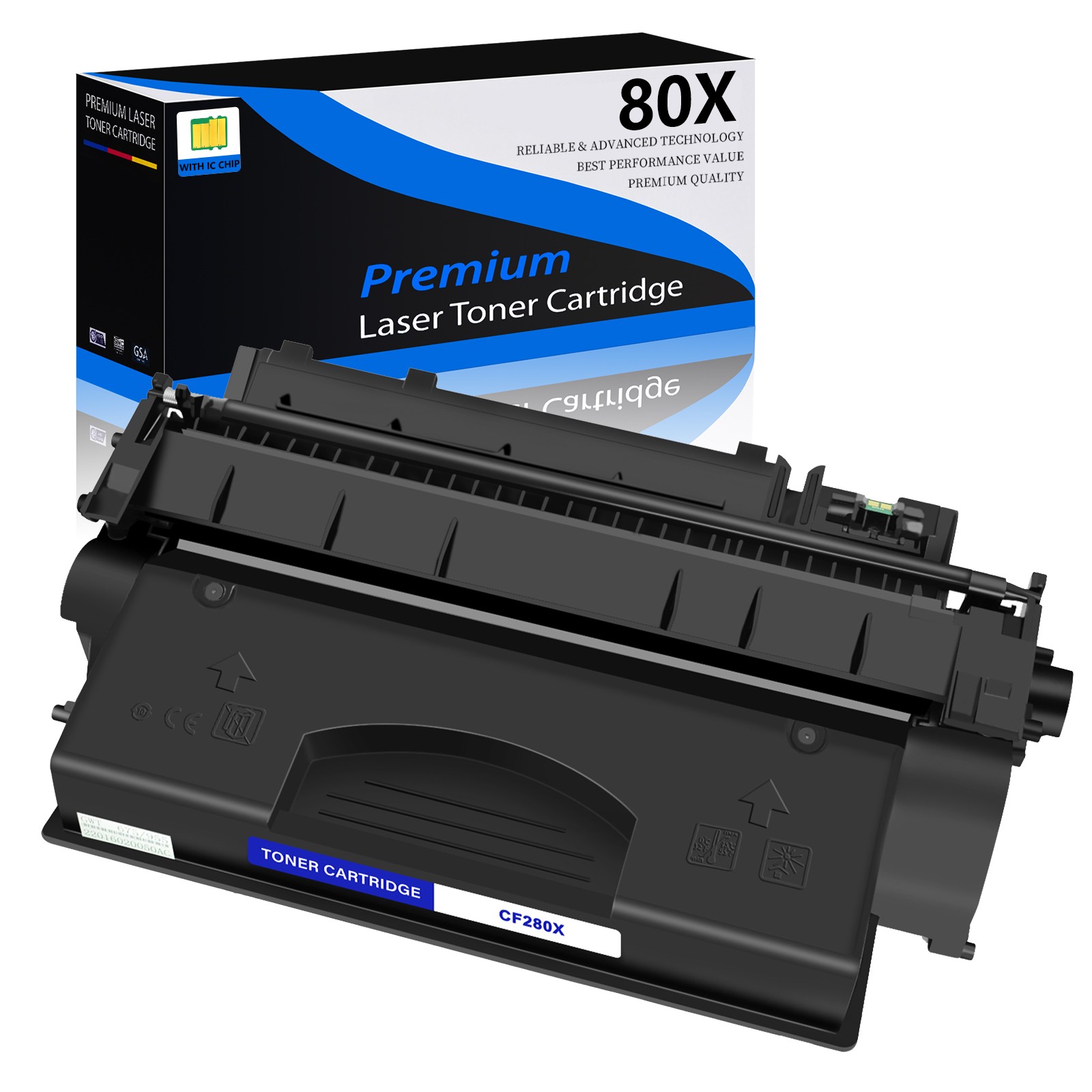 1 PACK CF280X Toner Cartridge for HP Laserjet Pro 400 M401a M401d M401dn M425dw
