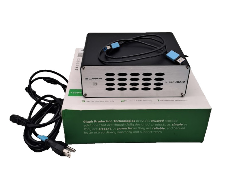 Glyph StudioRaid 4TB External HDD with Power adapter