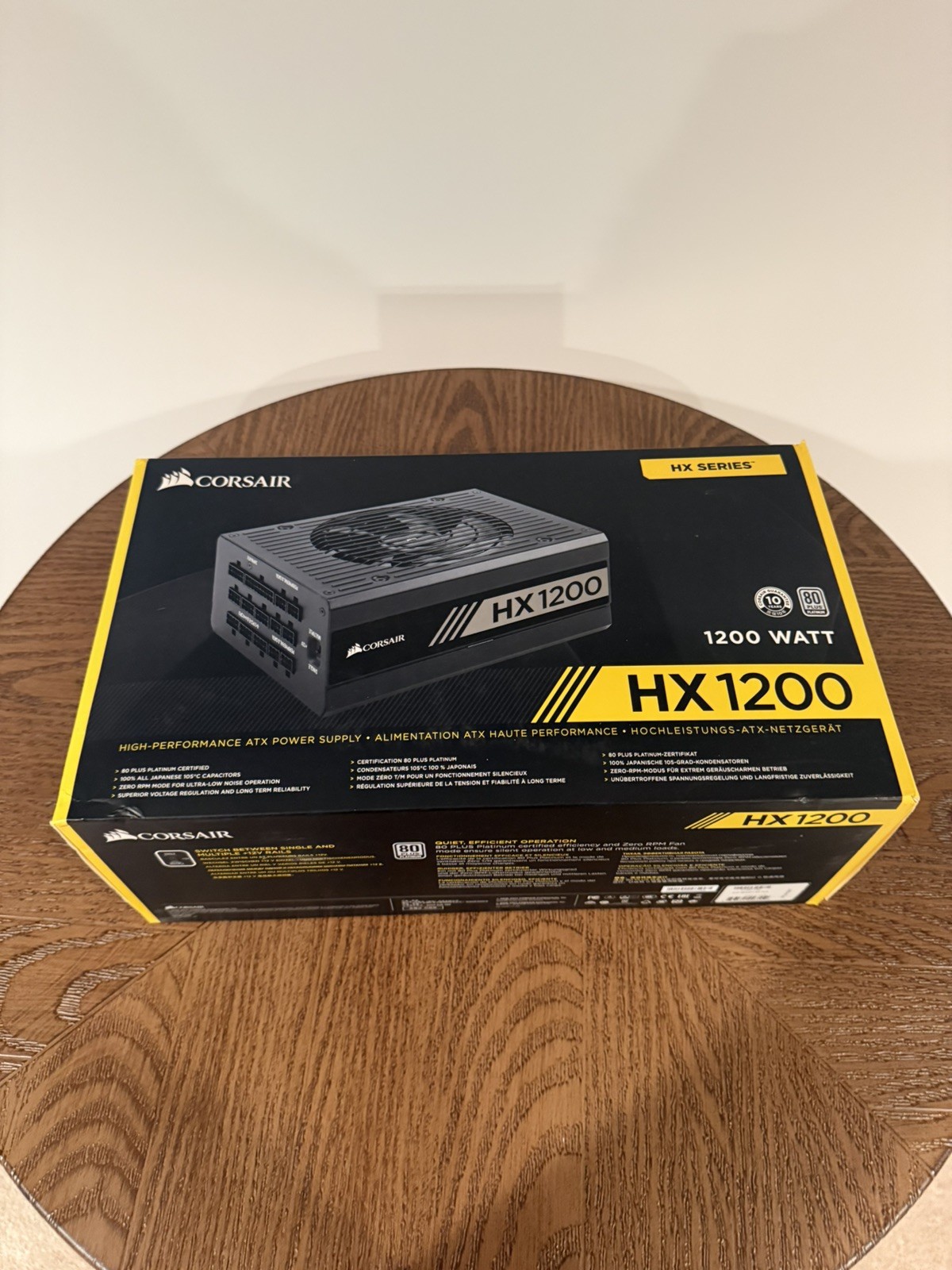 CORSAIR - HXi Series HX1200i 80 PLUS Platinum Fully Modular Ultra Low-Noise A...