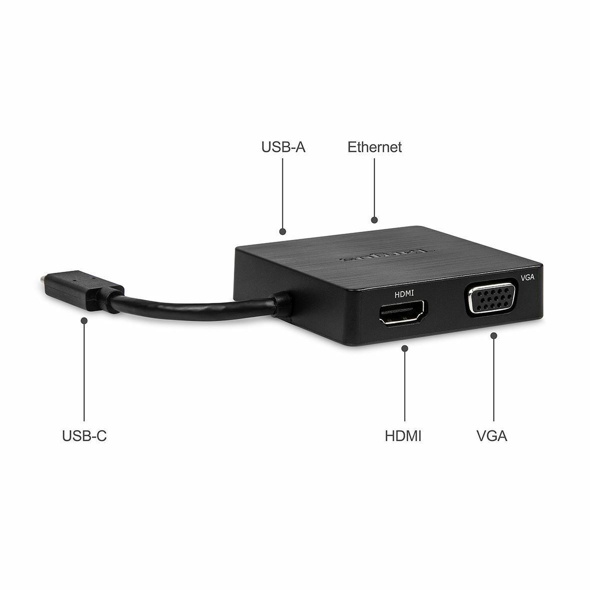 Targus PORTABLE Travel Docking Station - USB C Type - DOCK411-A DOCK411USZ-60