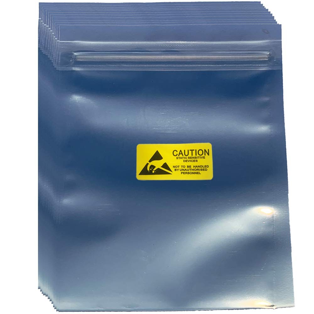 Anti Static Bags,30pcs 5.9x7.87in/15x20cm Premium ESD bags Resealable for 3.5...