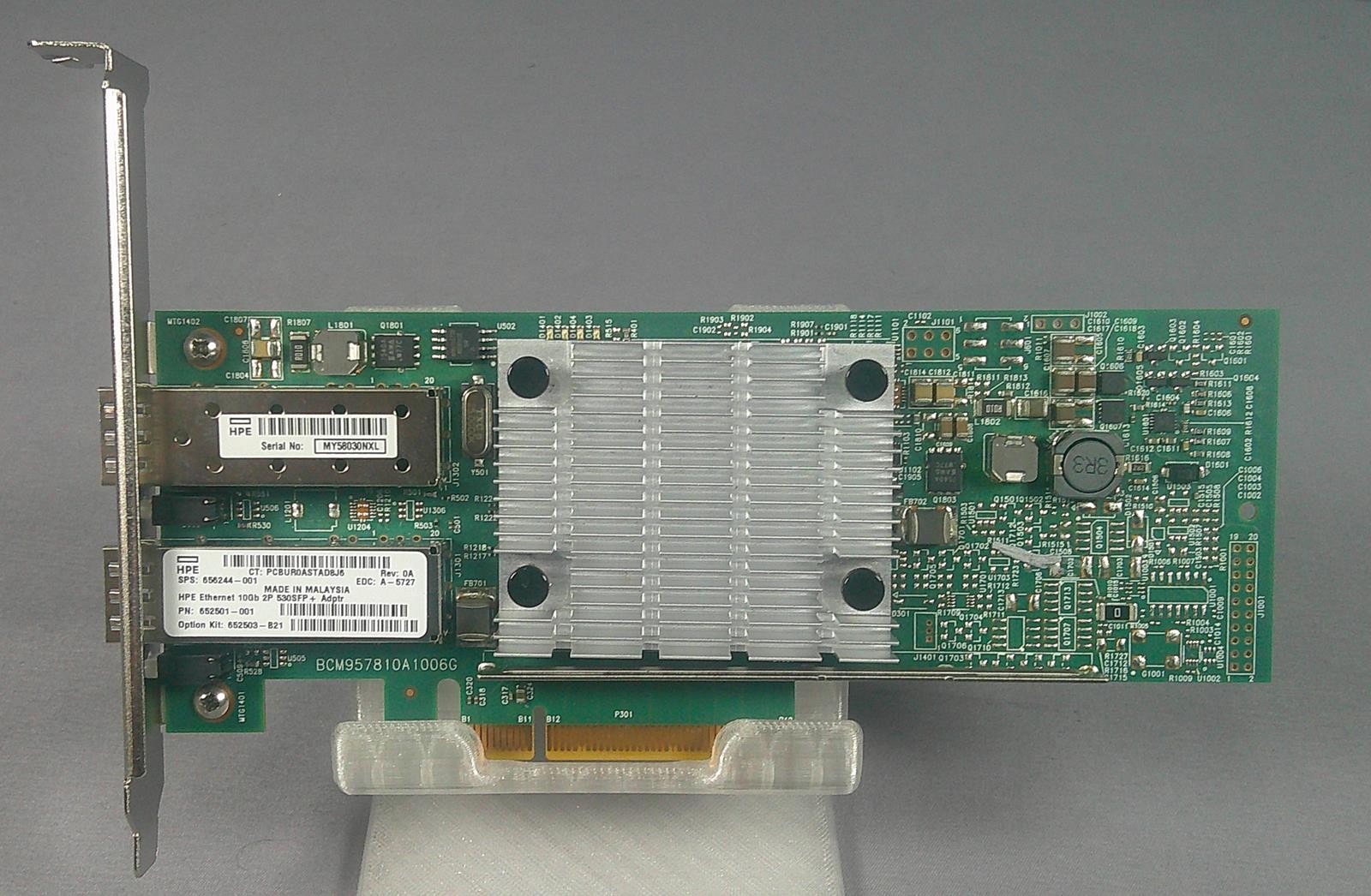 HP 656244-001 NC530SFP+ Dual Port 10Gb SFP+ PCIe Ethernet Adapter **Used Good**