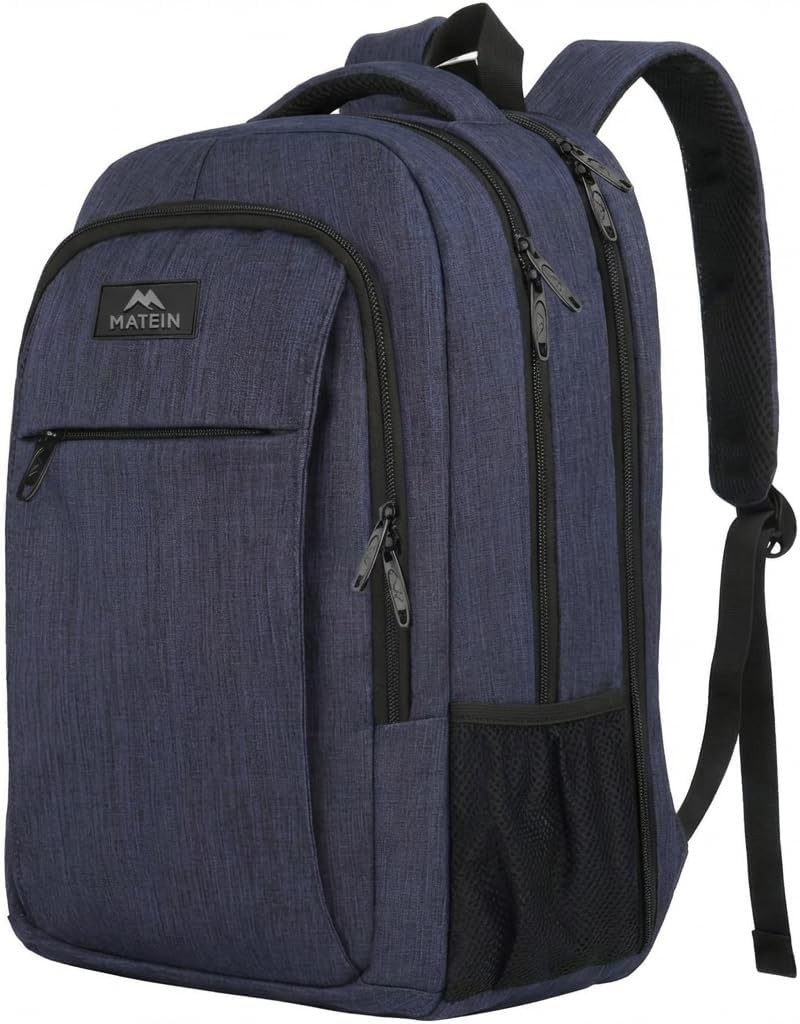 MATEIN Blue Laptop Backpack, Slim Travel Backpack with Laptop Compartment | Fits