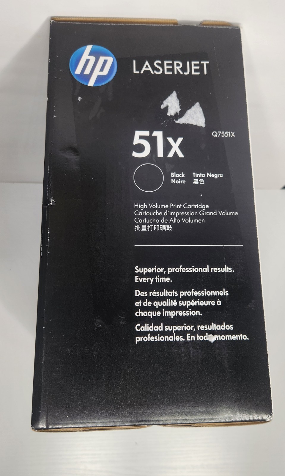 HP 51X Q7551X Black Toner Cartridge Genuine OEM - Open Box Sealed