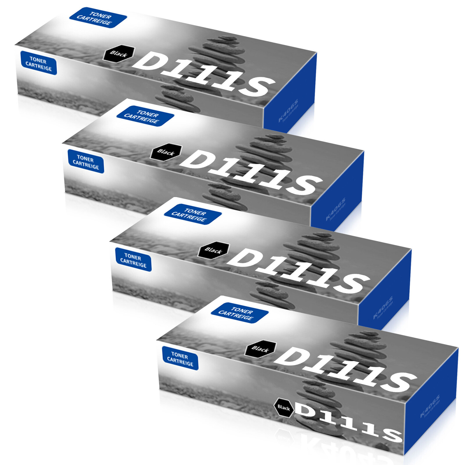 4 Pack MLT-D111S Toner Cartridge Black For Samsung Xpress M2020W M2070FW Printer
