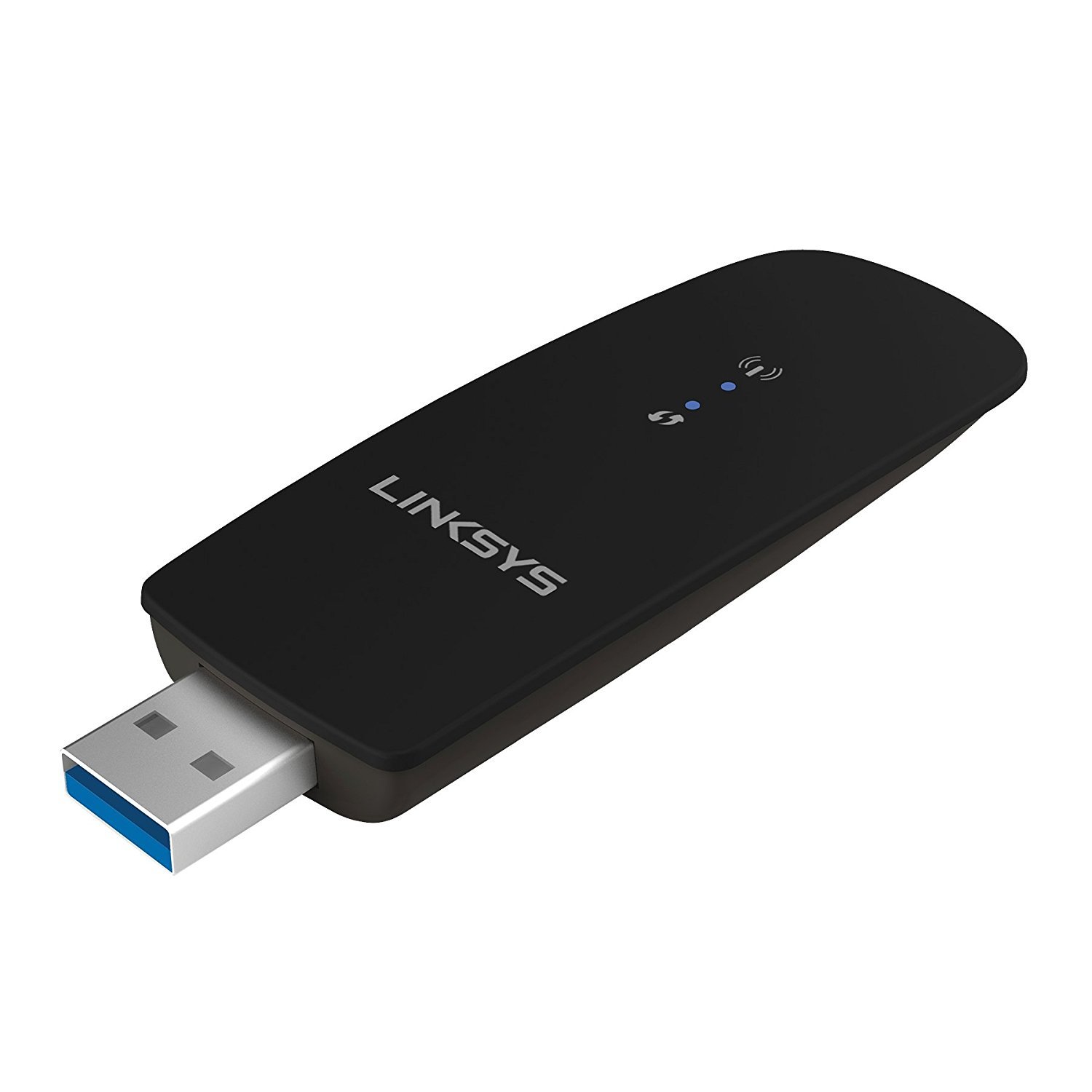 Linksys - AC1200 Dual-Band Wireless USB 3.0 Adapter - Black (WUSB6300) - [LN]™