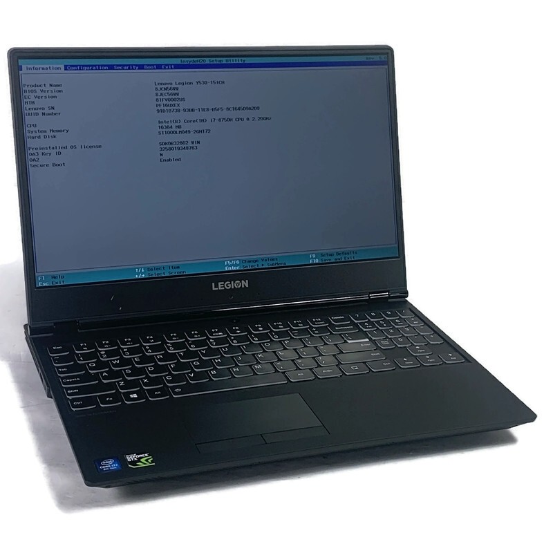 Lenovo Legion Y530-15ICH 15" Laptop i7-8750H 2.2GHz 16GB 1TB HDD - Win11H