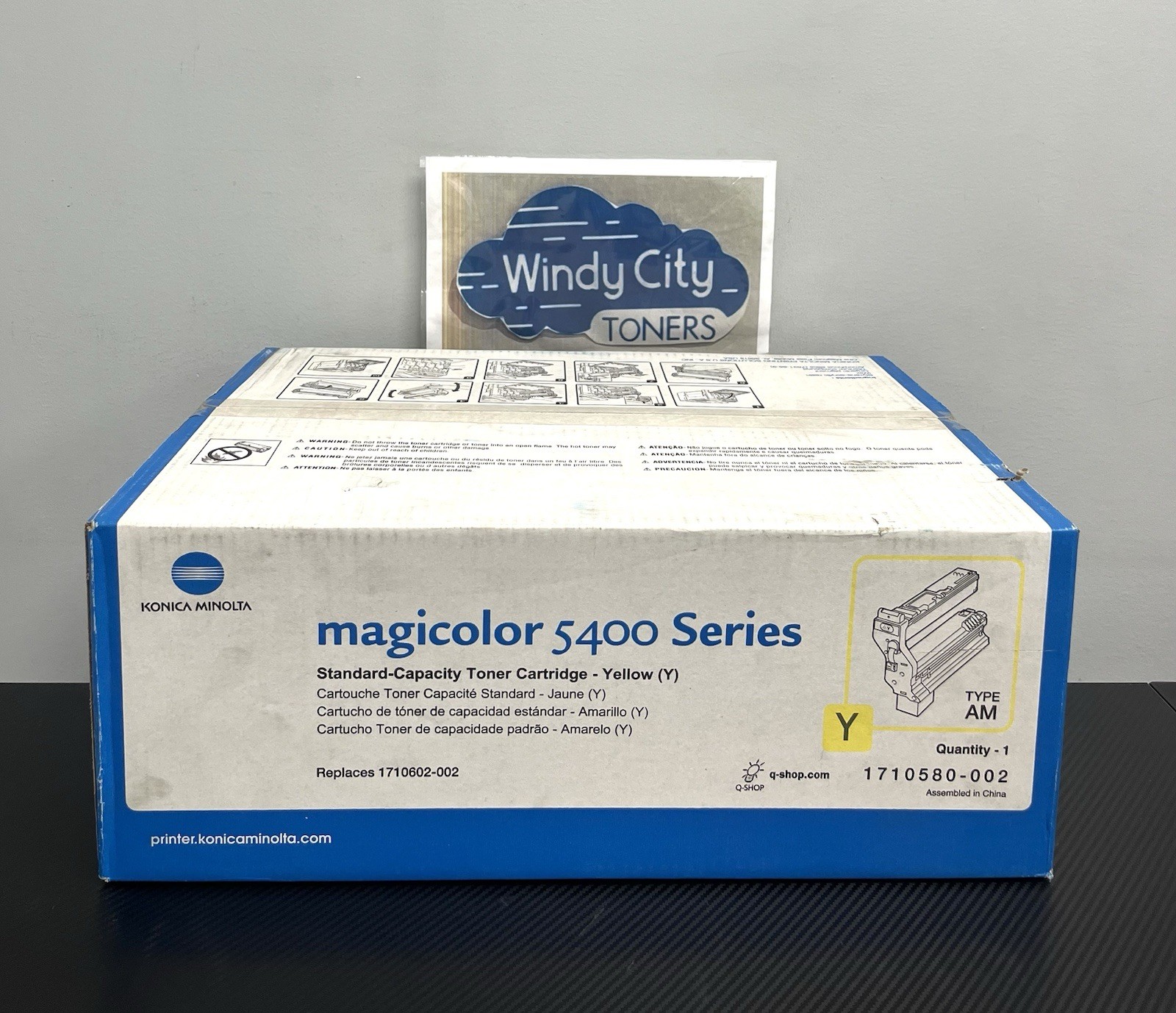 Konica Minolta 1710580-002 / 1710602-006 Magicolor Yellow Toner 5400/5440 New
