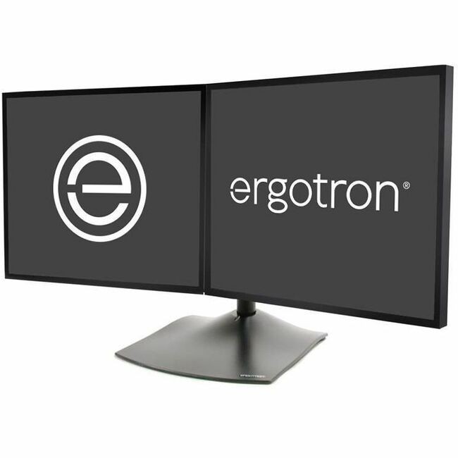 Ergotron DS100 Dual-Monitor Desk Stand, Horizontal