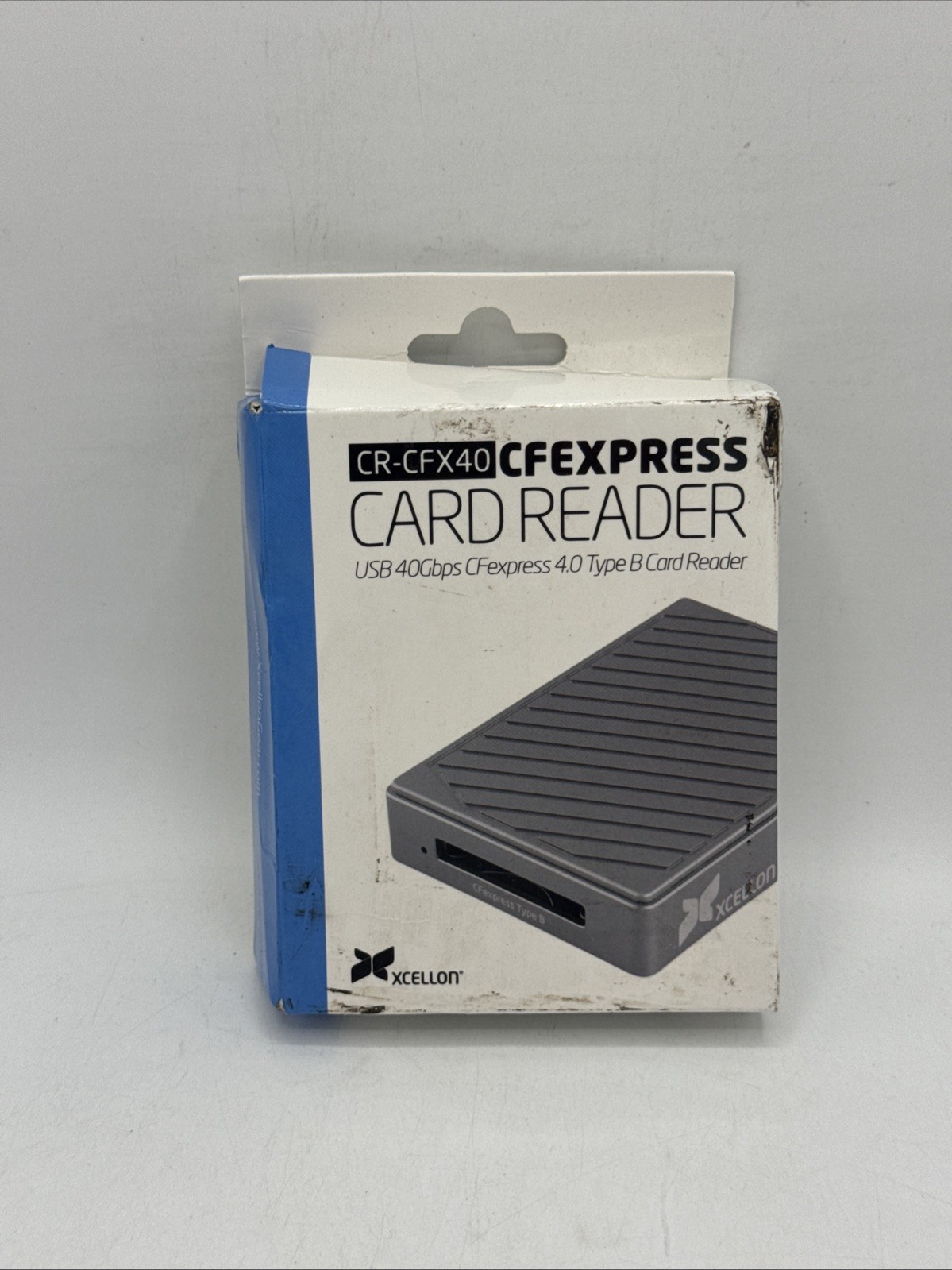 Xcellon CR-CFX40 CFexpress 4.0 Type B Card Reader USB4 40Gbps