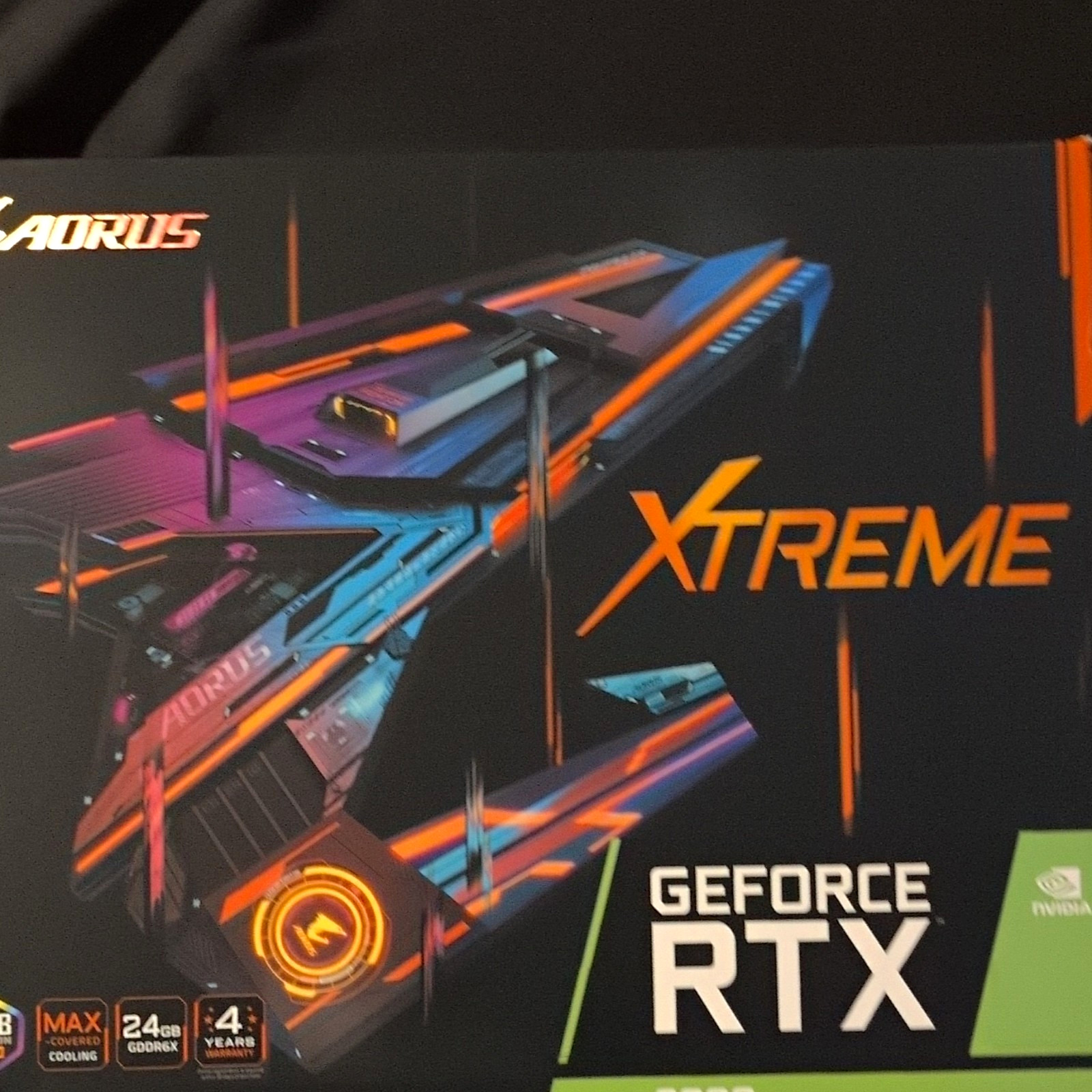 AORUS GeForce RTX 3090 XTREME 24G 24GB GDDR6X RGB HDMI/DP Fan