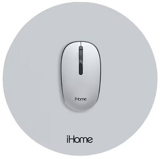 iHome 2.4G Wireless Mouse with Mousepad Bundle Grey 2IHMS2266G0L2
