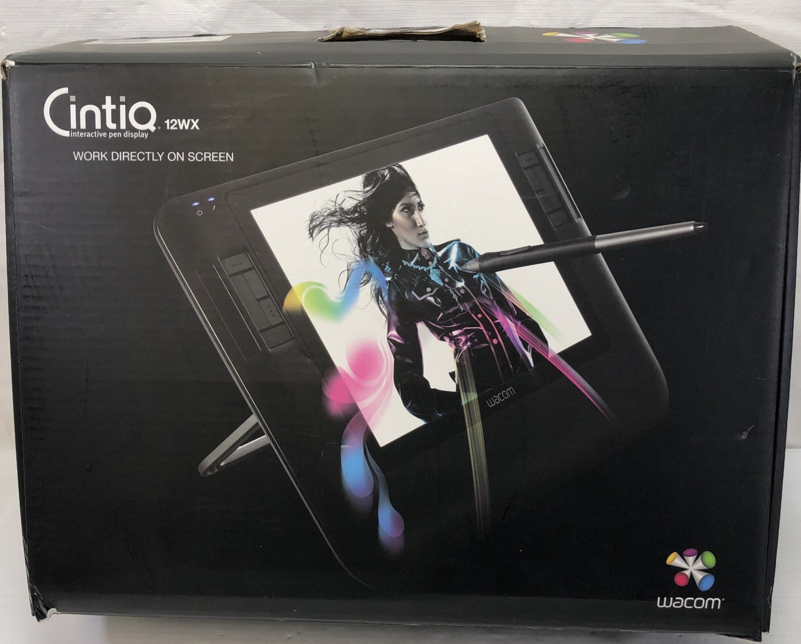 Wacom Cintiq 12 Drawing LCD Tablet DTZ-1200W, Pen + Stand + Cables