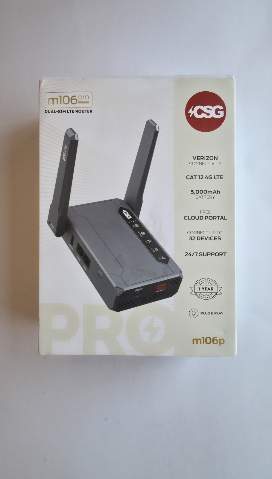 CSG m106 Pro - Dual-SIM 4G LTE Router USB-C (CSG-m106 pro)