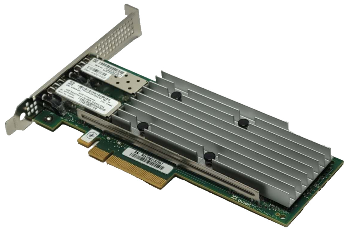 HPE Qlogic QL41262HLCU-HP 2 PORT  10/25Gb Network Card CN1300R 872526-001 High