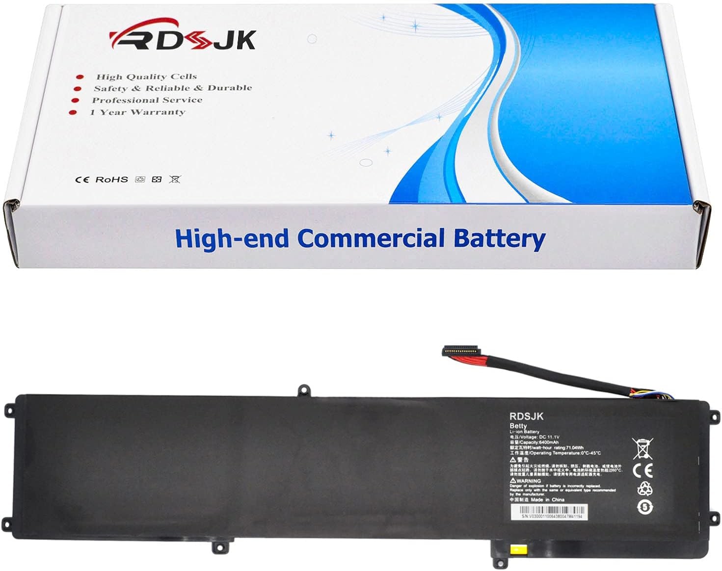RZ09 0102 Betty RZ09 Laptop Battery for Razer Blade 14" 2013 2014 2015 RZ09