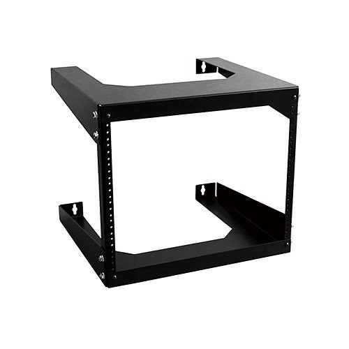 19 in 8U Wall-Mount Open Frame Rack 100 lb Capacity 400mm Deep OE-WMR8RMS
