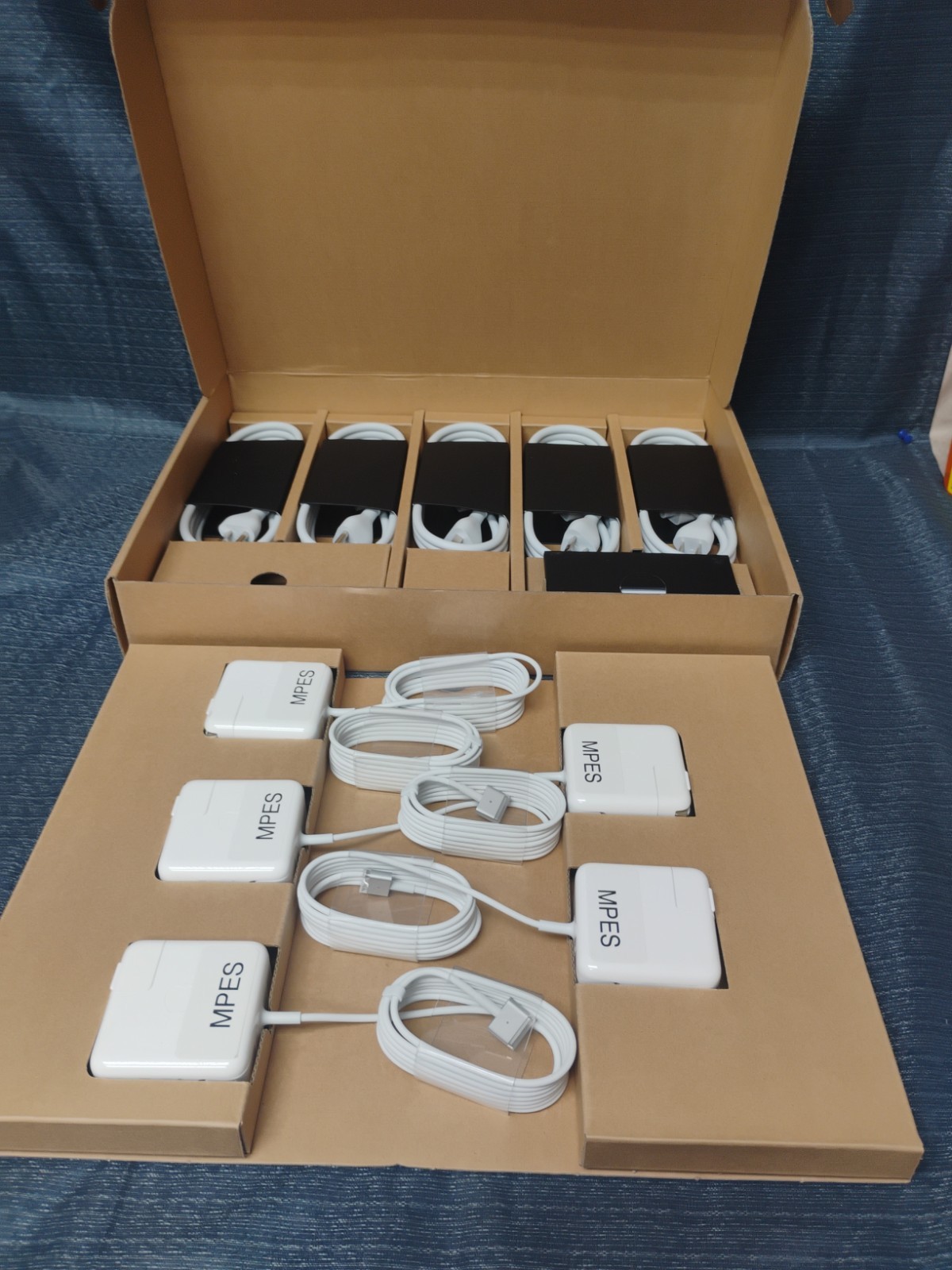 Lot Of 5 Apple MagSafe 2 Power Adapters, 45w, A1436