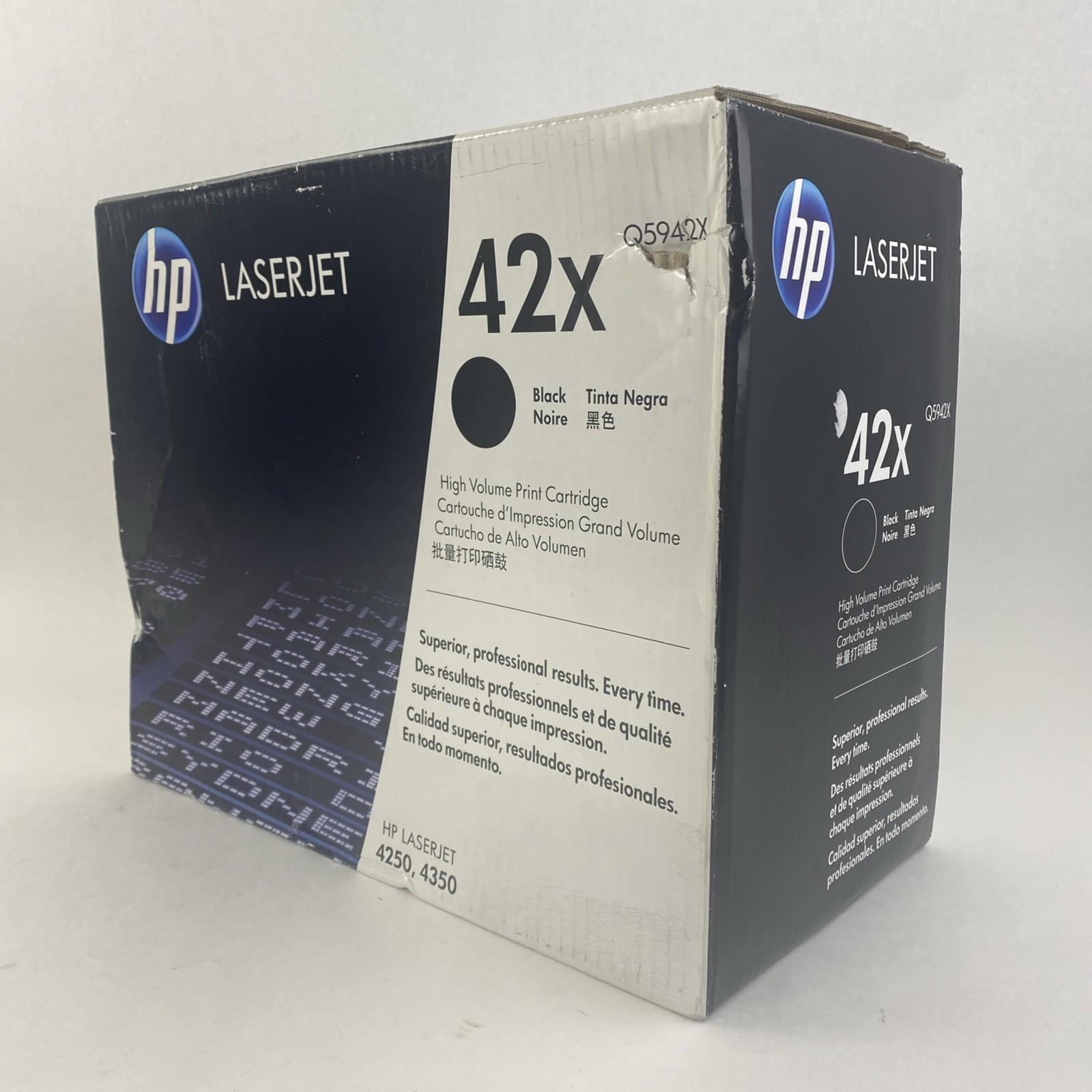 HP Q5942X 42X Black High Volume Print Cartridge for HP LaserJet 4250 4350