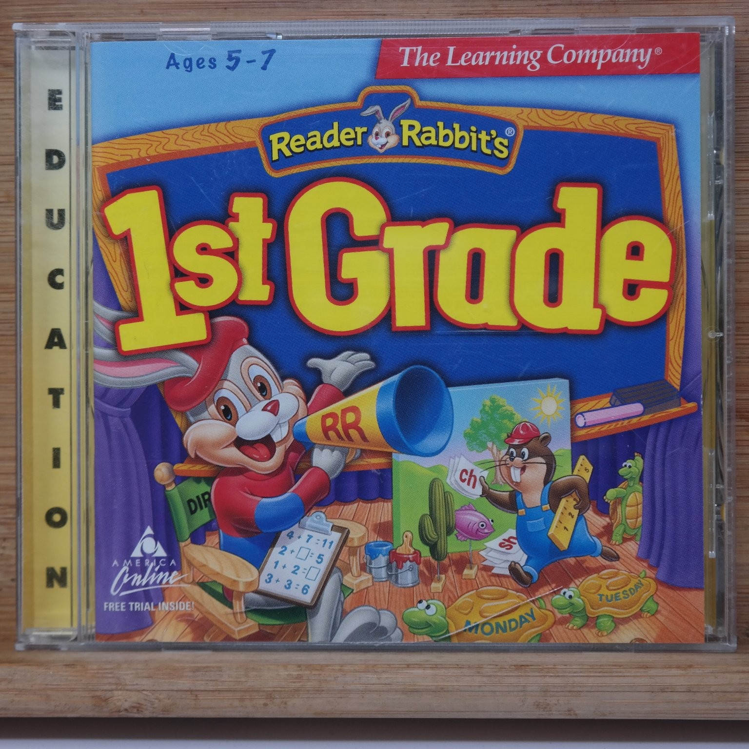Reader Rabbit's 1st Grade PC Cd-rom Learning Company Ages 5-7 Math Reading