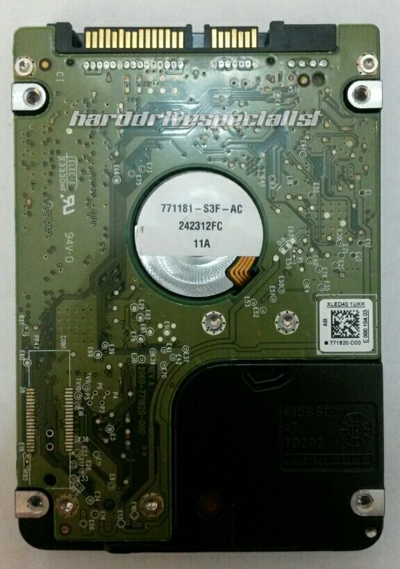 BOARD ONLY WD WD3200BPVT-22JJ5T0 SATA PCB:2060-771820-000 REV.A DCM:SHMTJHB