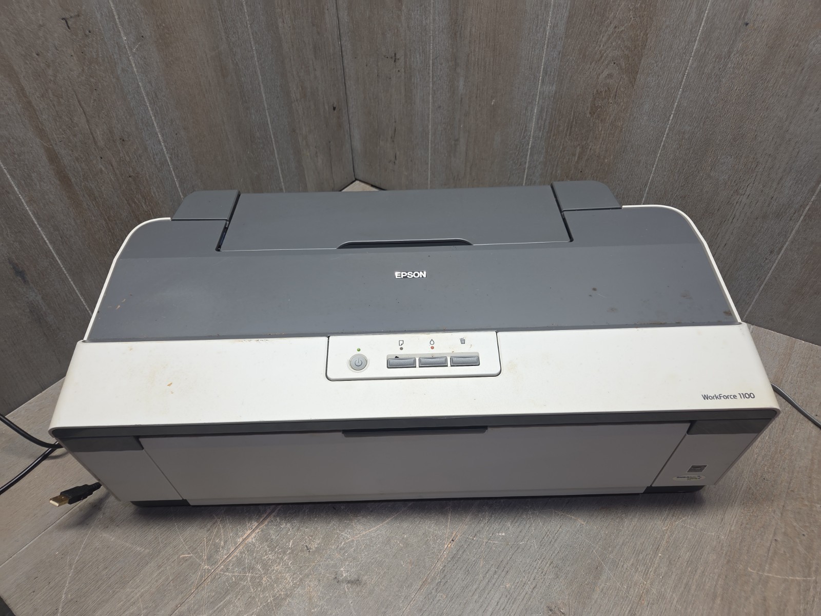 Epson WorkForce 1100 Color Inkjet Printer(Powers On Untested)