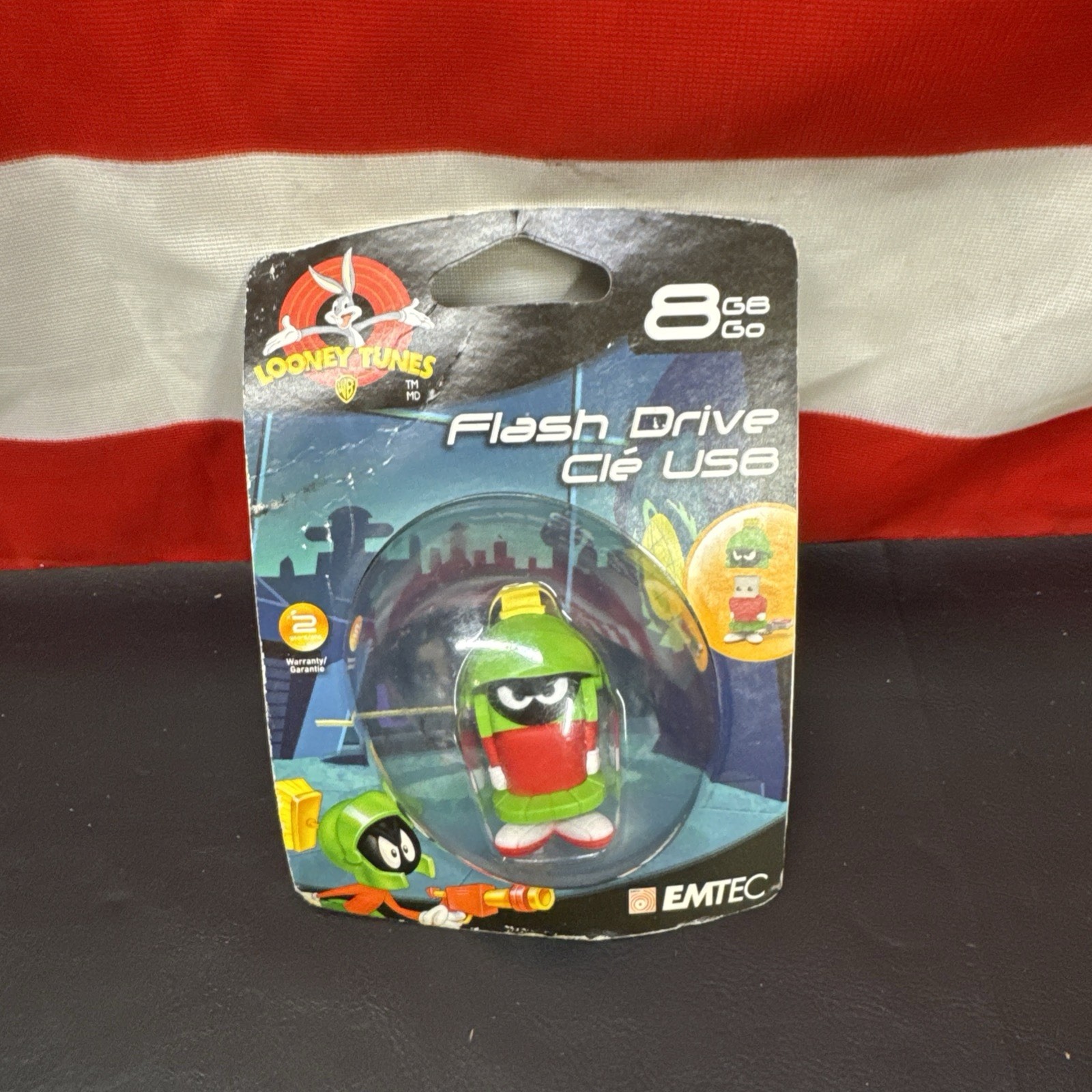 Emtec Looney Tunes MARVIN THE MARTIAN 4GB Flash Drive USB Sealed Package