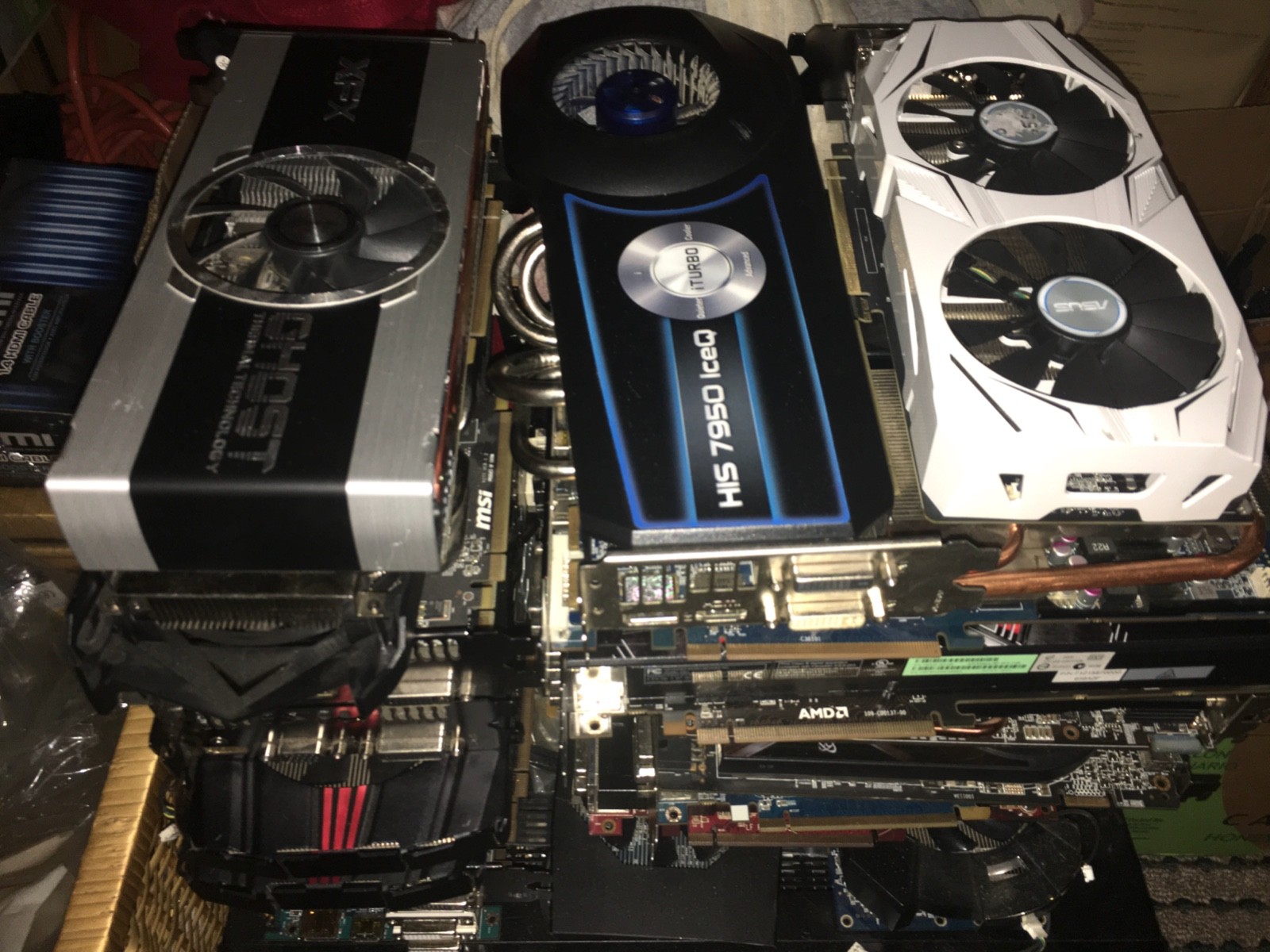 Lot of 13 Damaged/Dead/Faulty/Broken AMD Radeon GPU Video Graphics Cards - #2