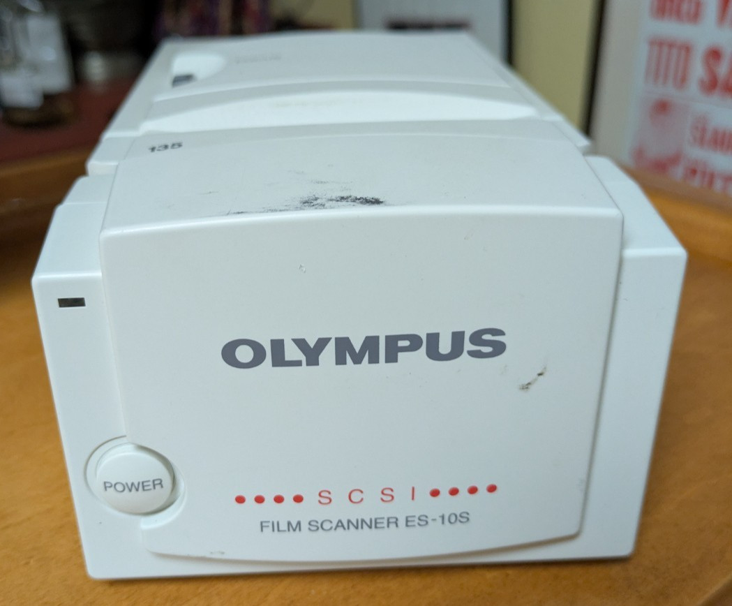 Olympus ES-10S SCSI Film Scanner 35mm Negative Slide Flatbed ES10S