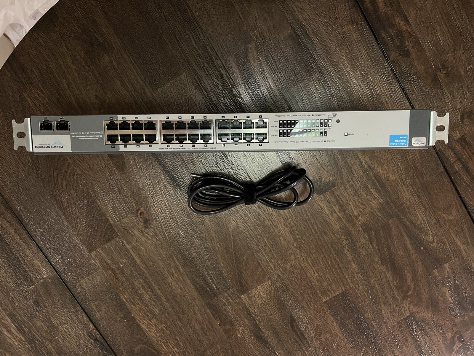 HP PROCURVE 1800-24G J9028B 24-PORT MANAGED GIGABIT SWITCH, Tested and Working
