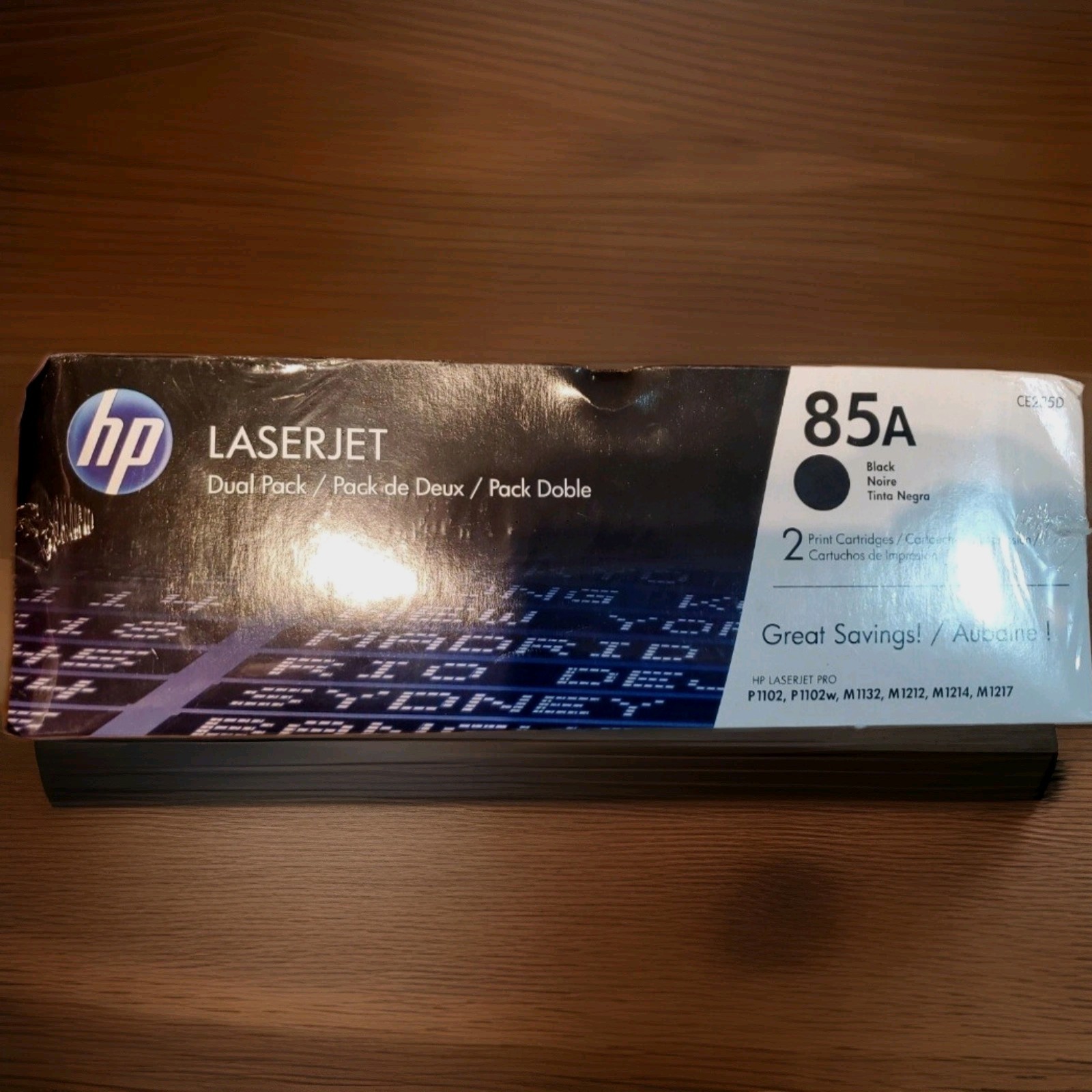 HP LaserJet 85A Toner Cartridges - 2 Pack Black. New, Sealed