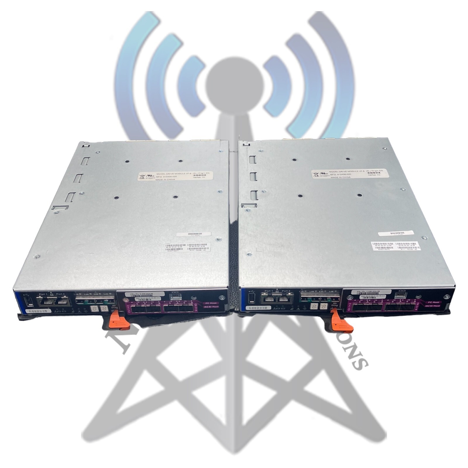 Lot of 2, NetApp, E-X561202A-R6, 4-Port 16GB FC E-Series Controller, *AF11824*
