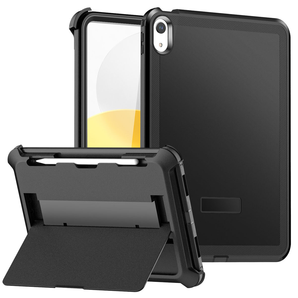 For iPad (A16) 11 inch Case Heavy Duty Shockproof Rugged Military Stand Cover