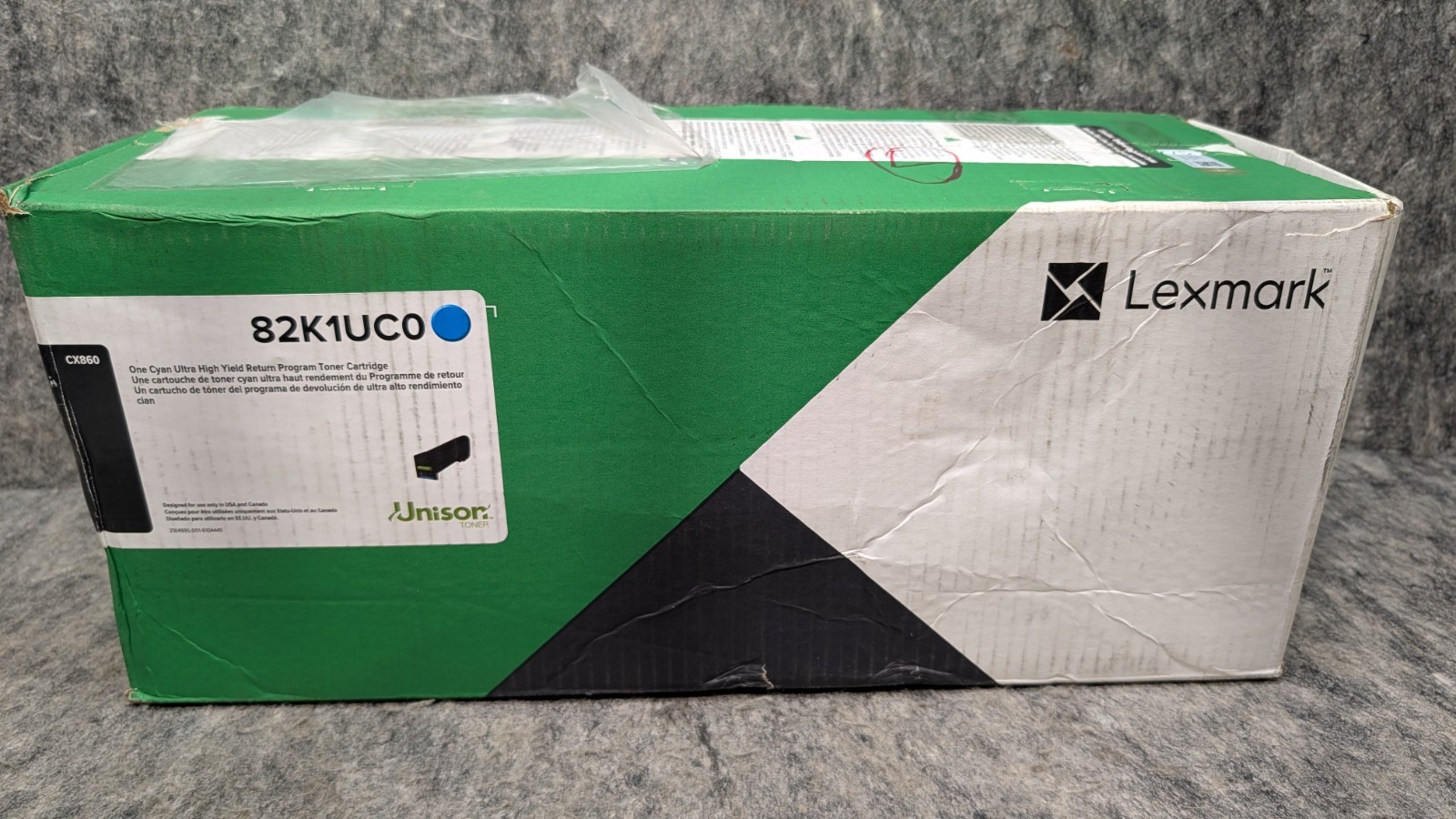 LEXMARK 82K1UC0 Ultra High Yield Cyan Toner - CX825 CX860 🔥New Genuine🔥