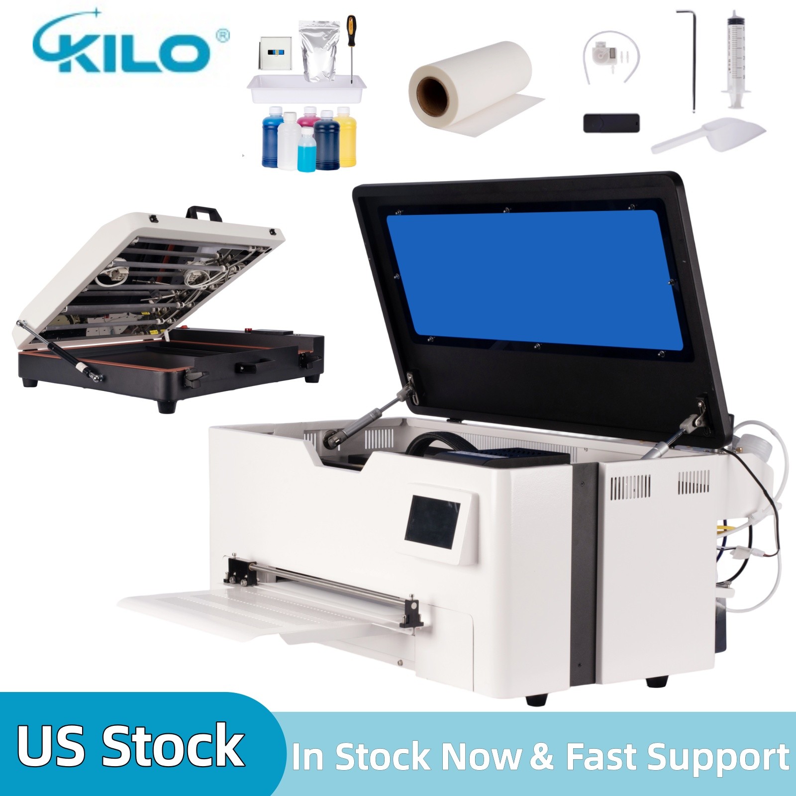 A3 DTF Printer with XP600 Printhead Roll Feeder  Oven Printing for Beginners DIY
