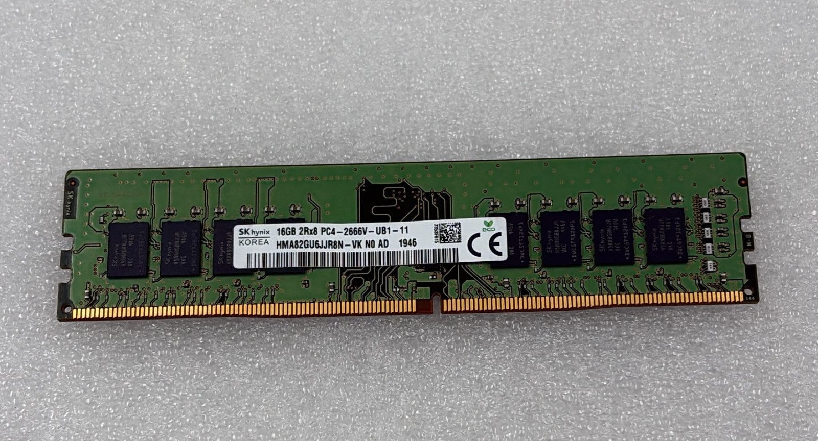SK Hynix 16GB 2Rx4 PC4-2666V DDR4 HMA82GU6JJR8N-VK Memory RAM