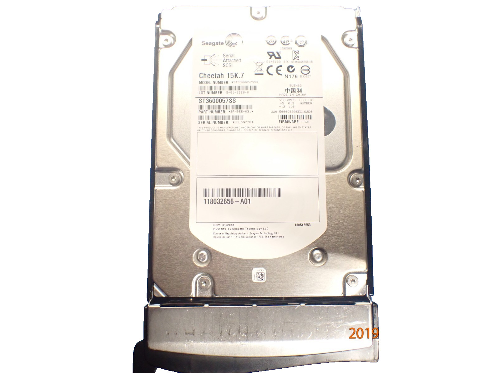 Seagate 9FN066-031 600GB 15K RPM 6Gb/s 3.5" SAS ST3600057SS HDD Hard Drive