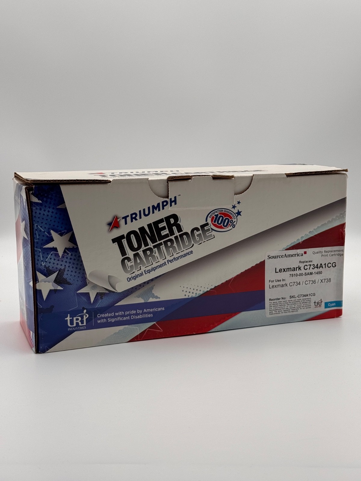 Lexmark C734A1CG Cyan Premium Compatible Toner for C734 C736 C738