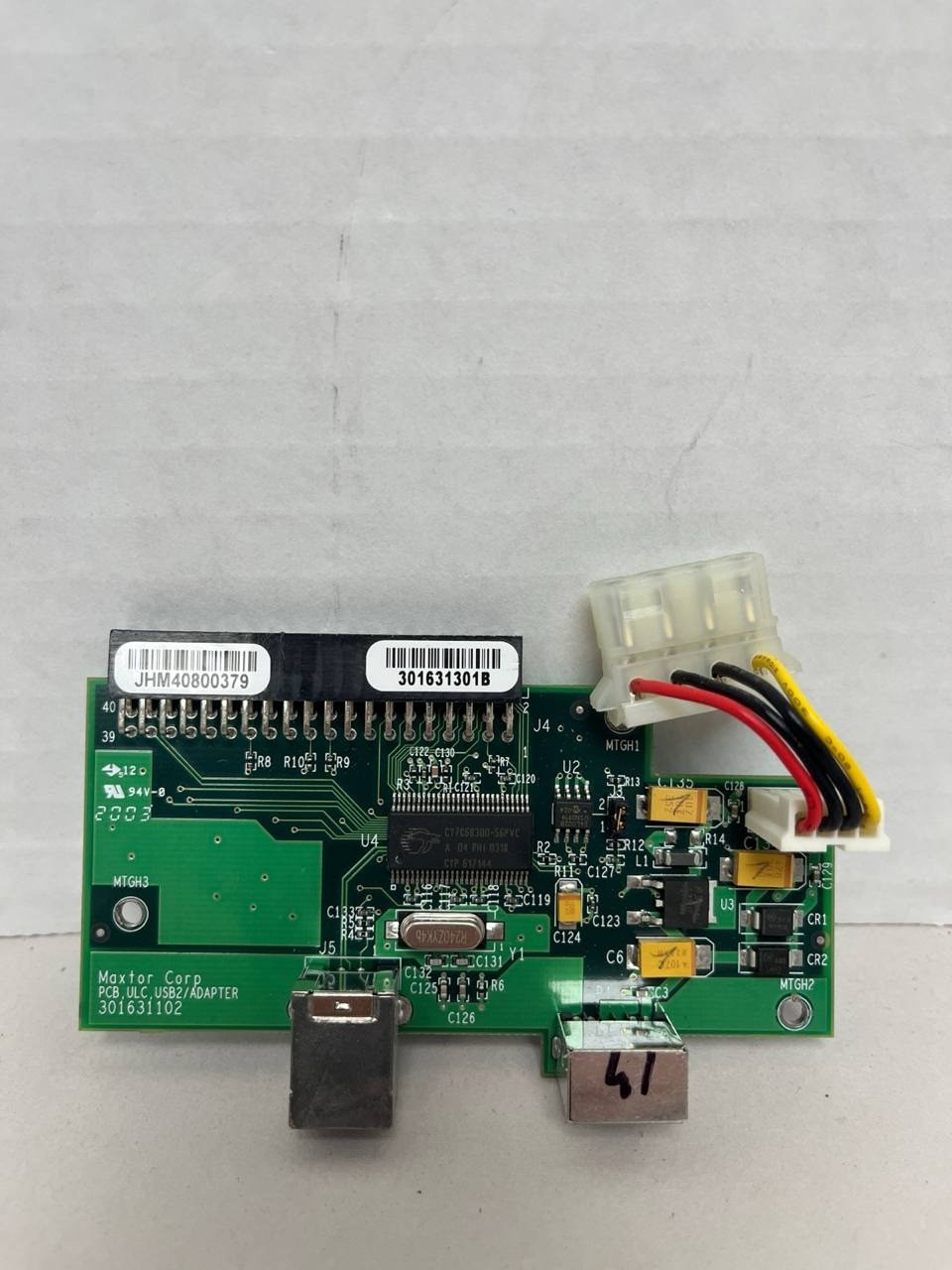 Maxtor Corp PCB ULC USB2 Adapter Board 301631102 IDE to USB Hard Drive PCB
