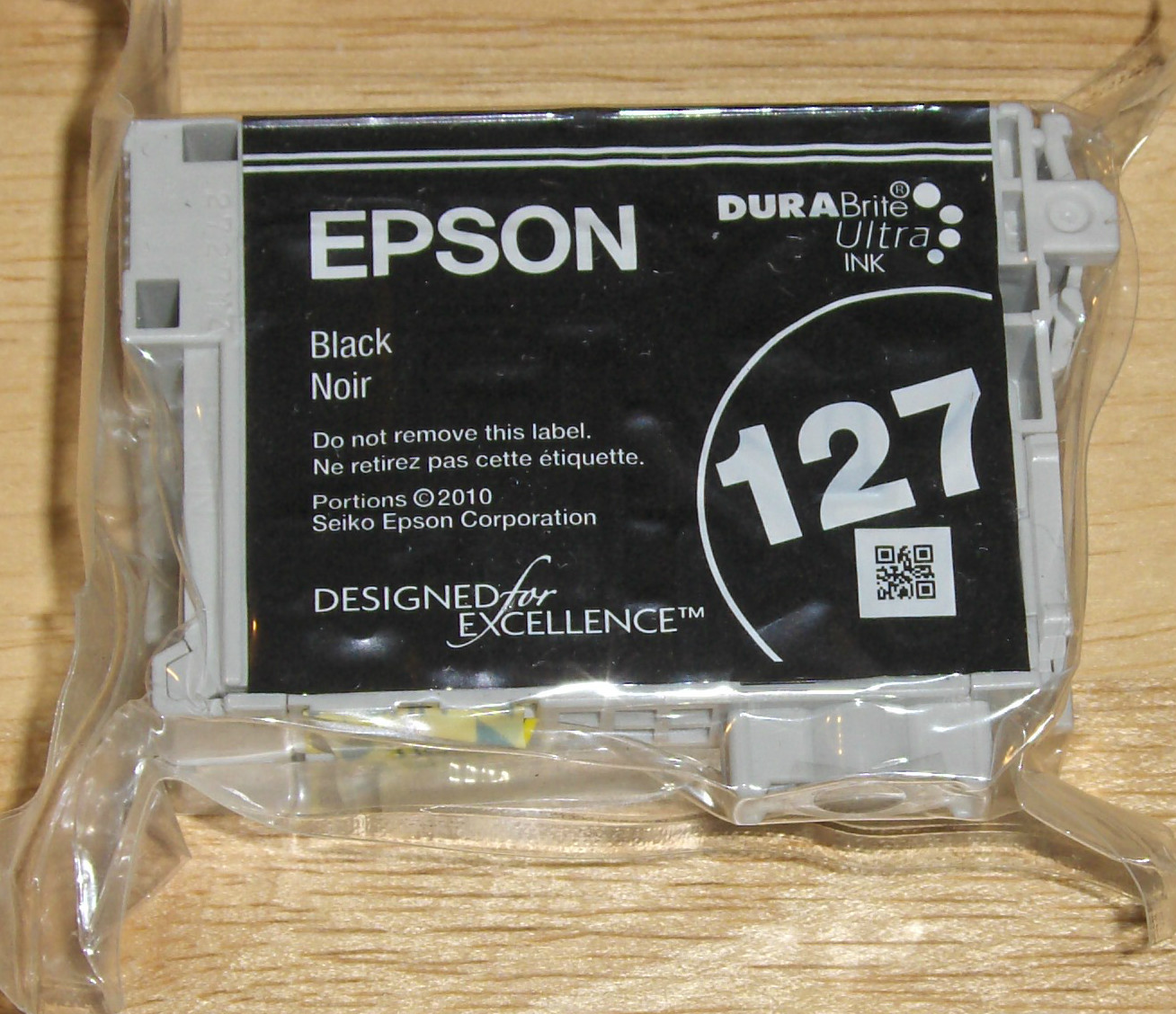 GENUINE Epson Ink 127 T1271 BLACK workforce 545 630 645 NX530 NX625  Extra High