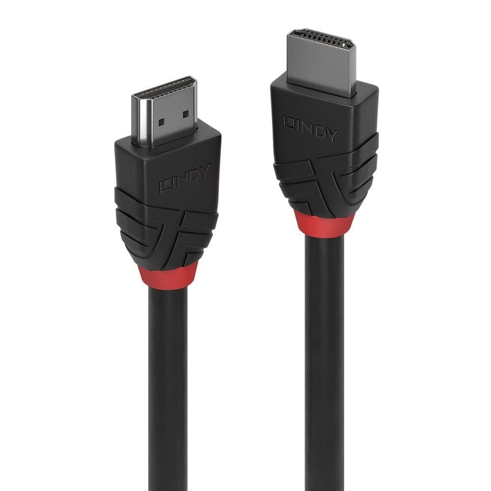 LINDY 2m 8K60Hz HDMI Cable, Black Line