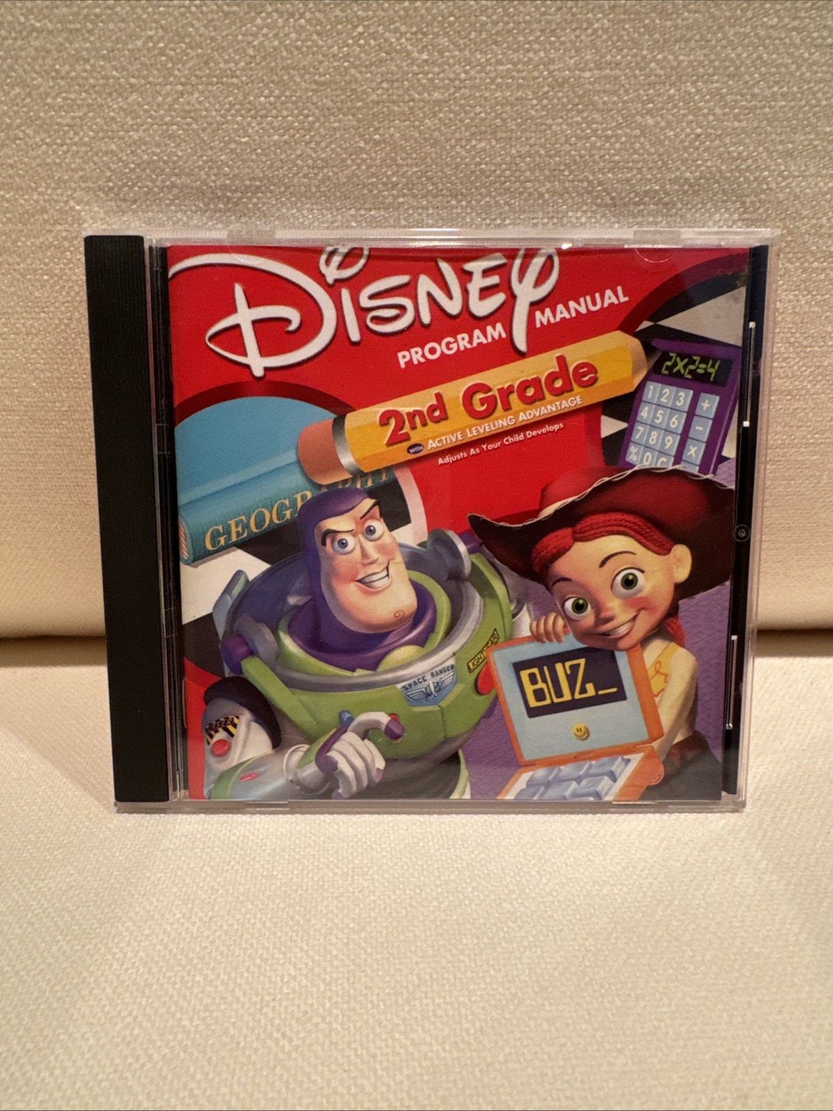 VTG Disney 2nd Grade Learning Computer Software Age 6-8 Toy Story Buzz Lightyear