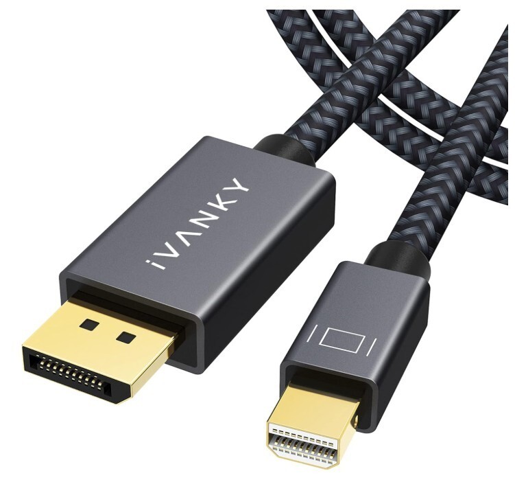 IVANKY 8K Mini DisplayPort to DisplayPort Cable 6.6ft (lot of 2)