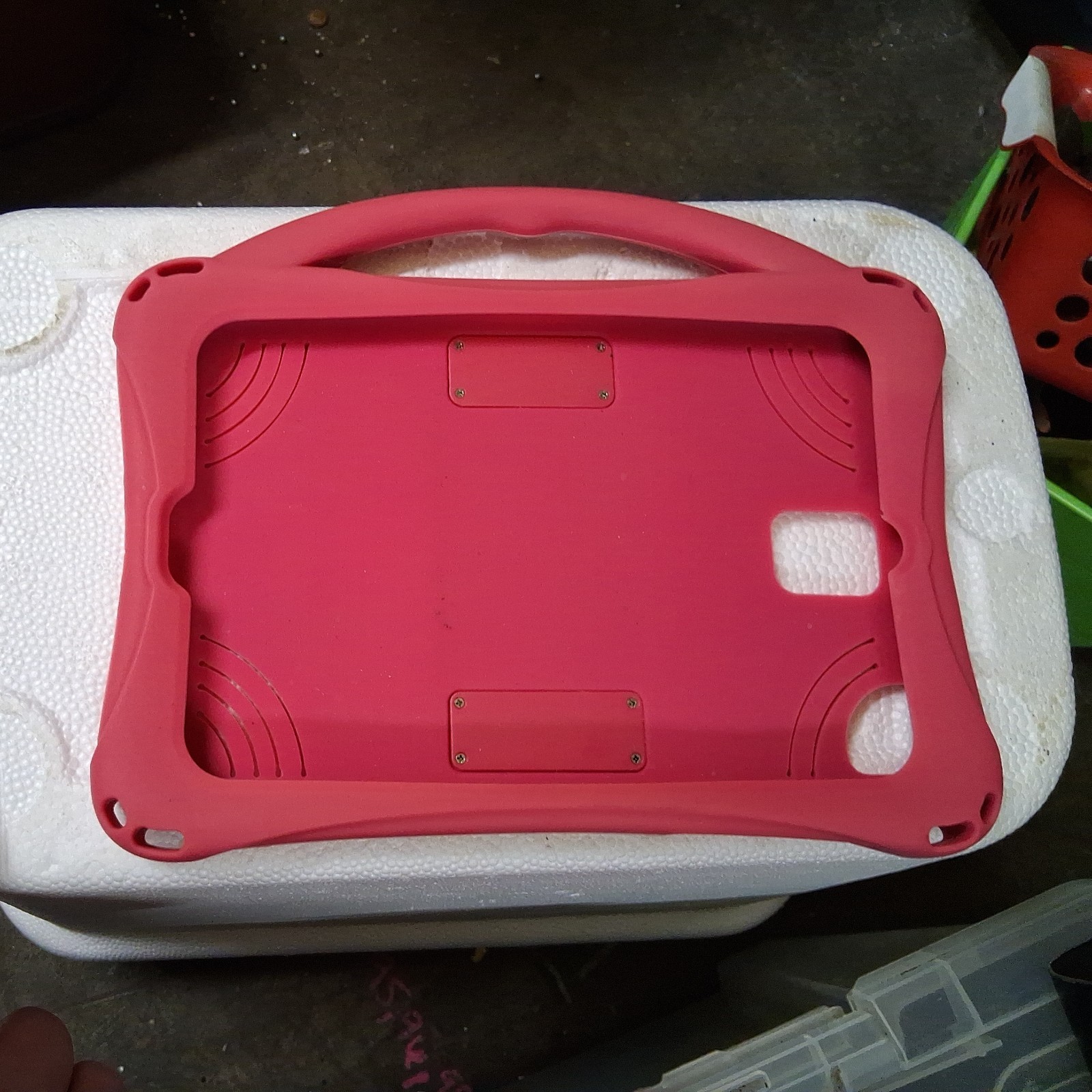 10" Protect Onn Heavy Duty Pink Tablet Bumper Case Silicone Gel Universal