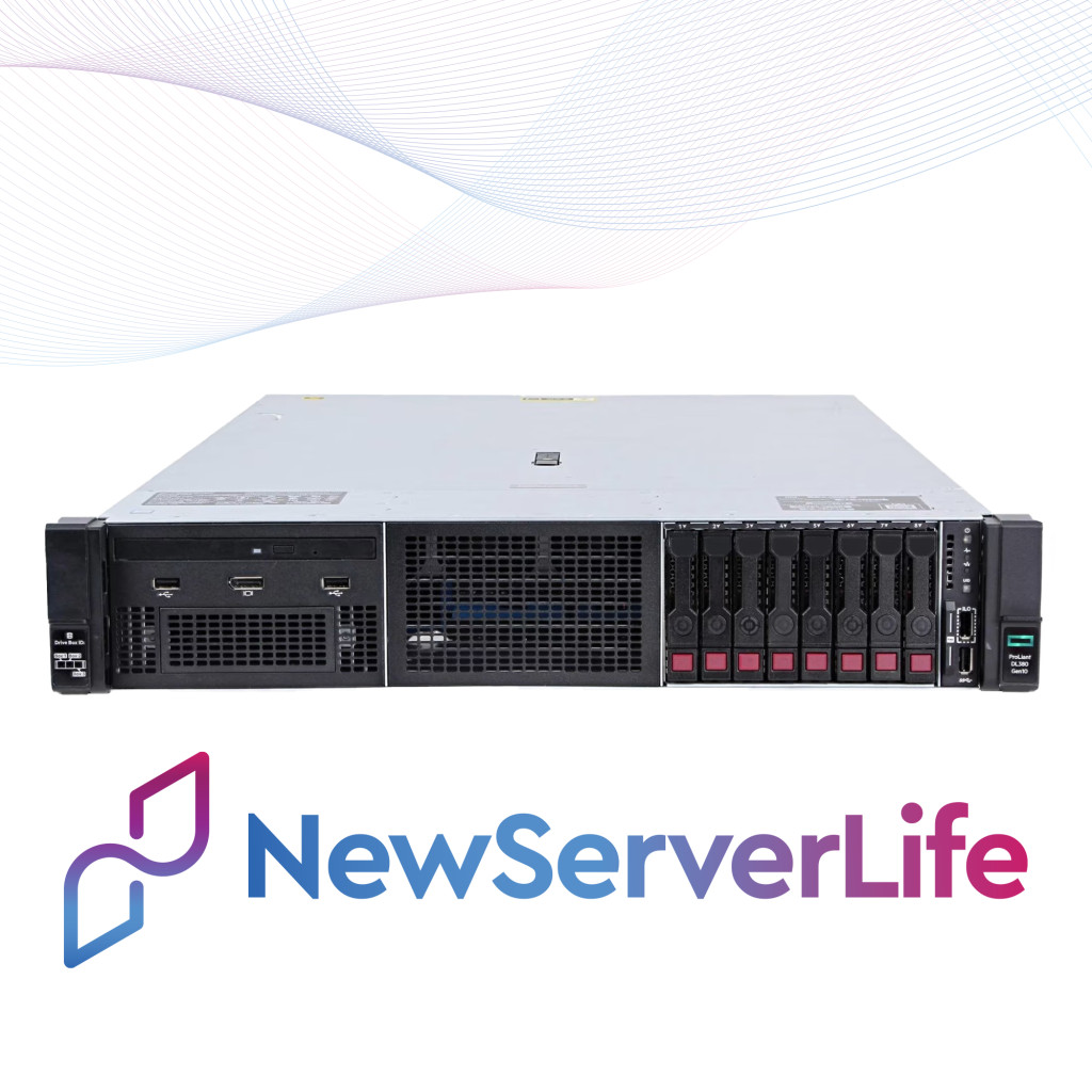 HP ProLiant DL380 Gen10 8SFF 2x Gold 6152 2.1GHz =44 Cores 64GB P408i-a 4xRJ45