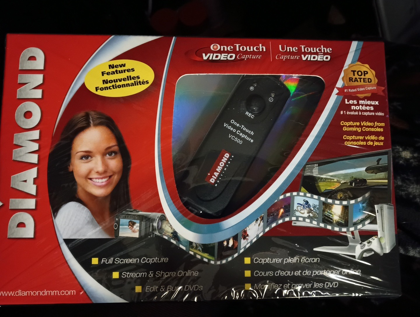 Diamond VC500 One Touch Video Capture Device USB 2.0 New in Package