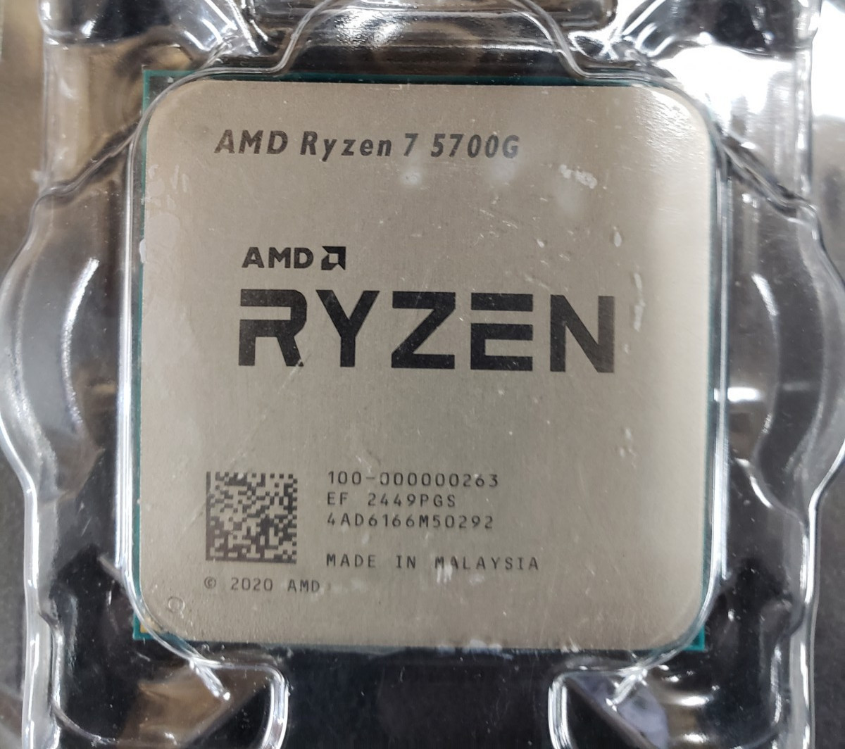 AMD Ryzen 7 5700G Processor FOR PARTS AS IS