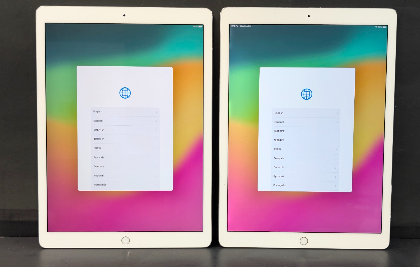 2-Apple iPad Pro 12.9-inch (2nd Gen) 256GB A1670,12.9 in -Wht/Silver Need Help