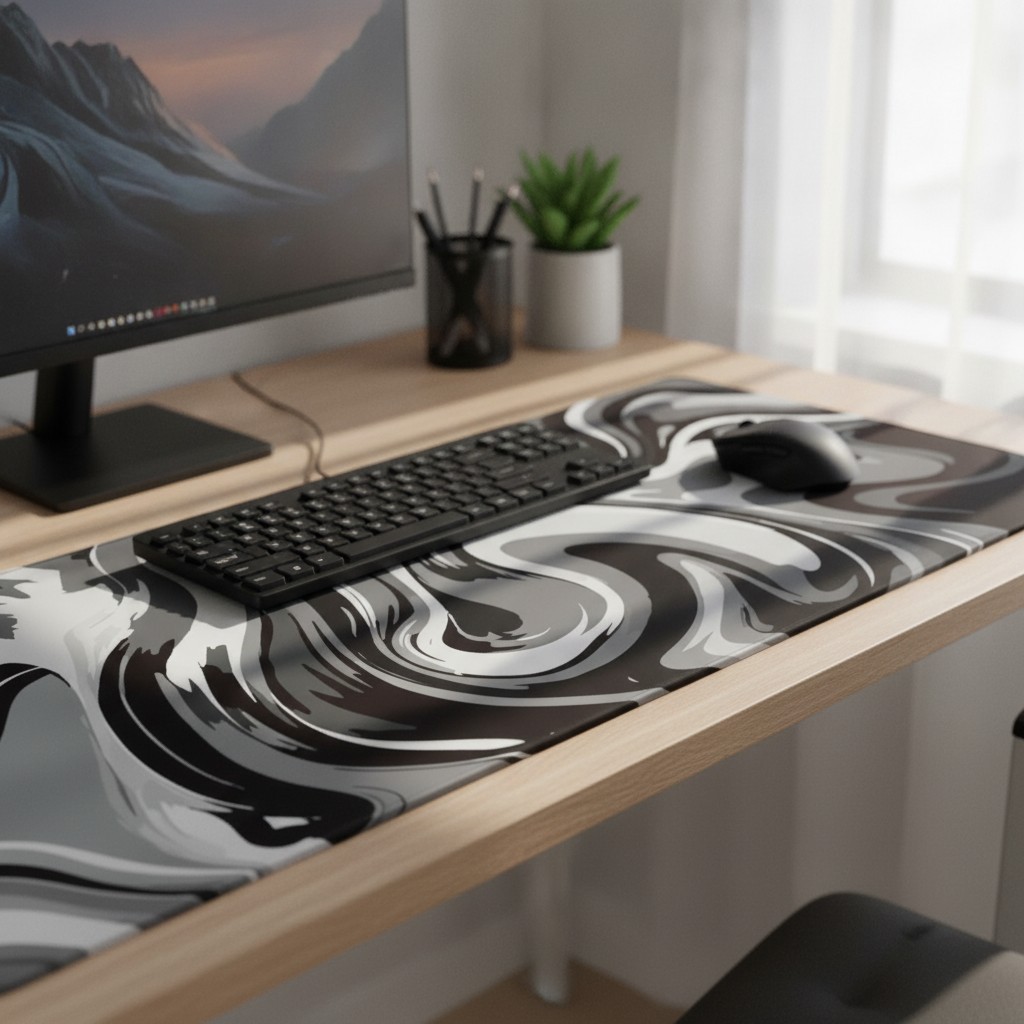 Large Waterproof Gaming Mouse Pad - Stylish Non-Slip Desk Mat for Home Office